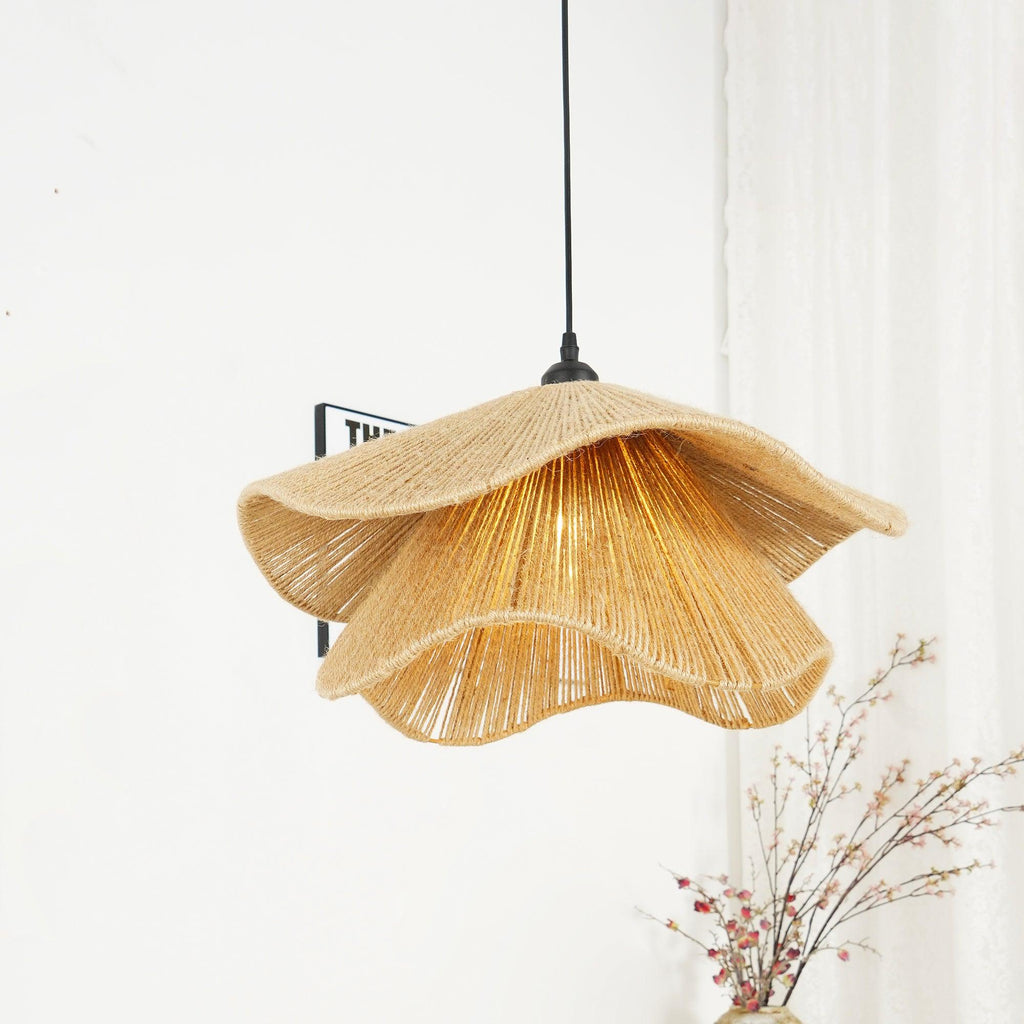 Wimora Hemp Rope Pendant Lamp-Moonnatur