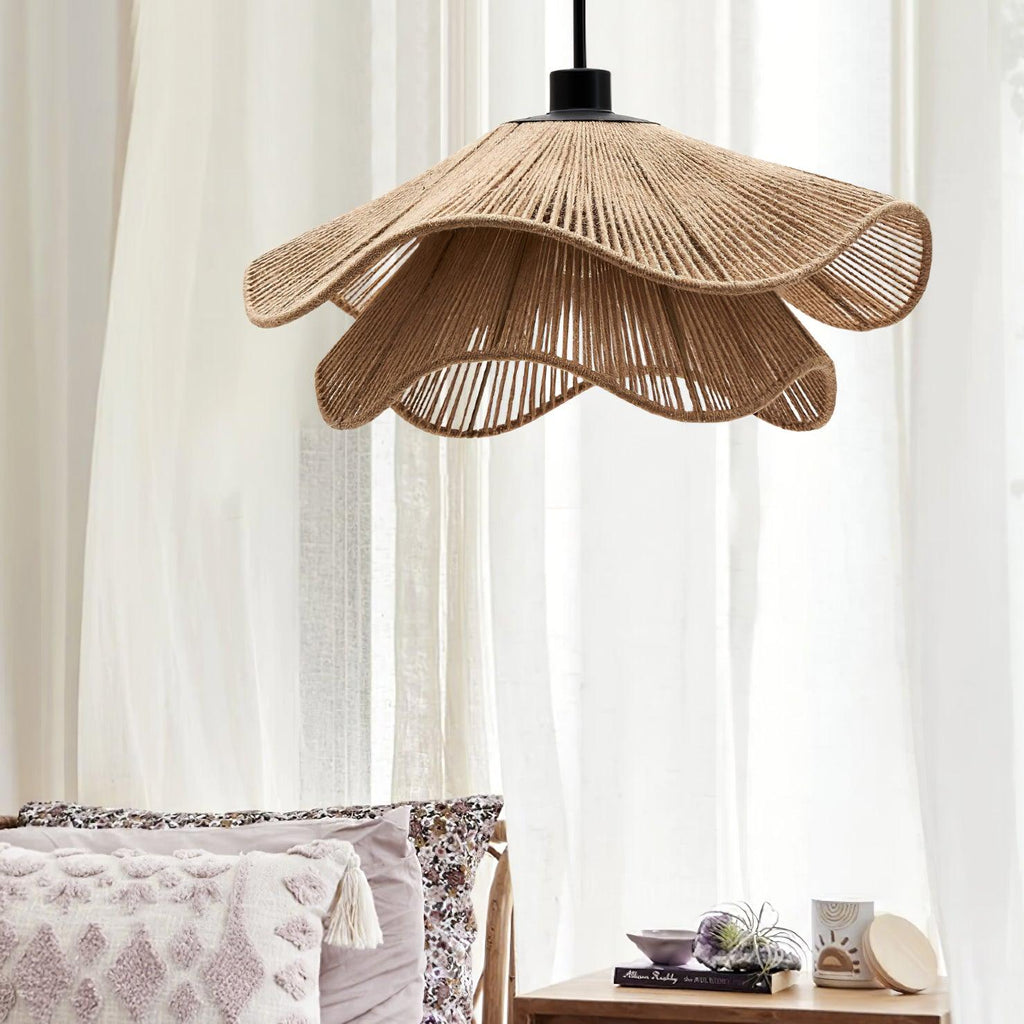 Wimora Hemp Rope Pendant Lamp-Moonnatur