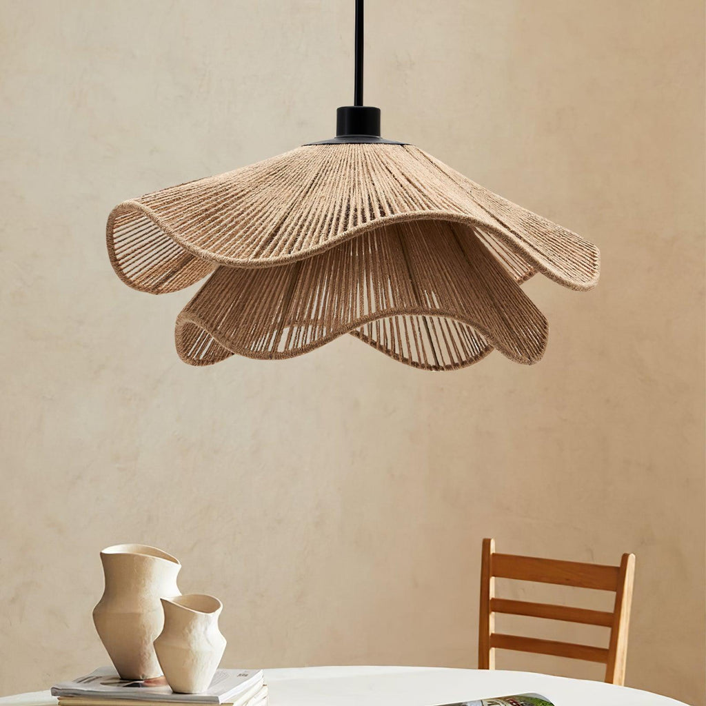 Wimora Hemp Rope Pendant Lamp-Moonnatur