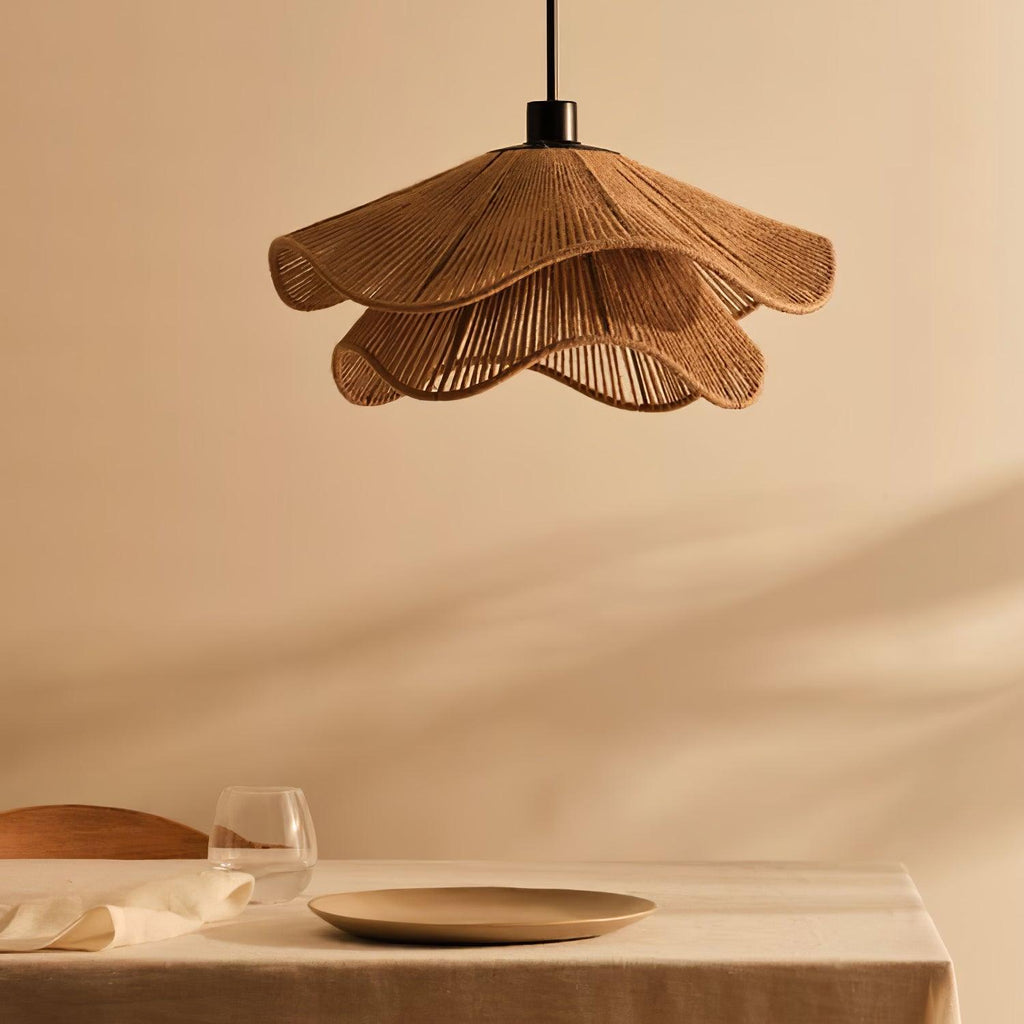 Wimora Hemp Rope Pendant Lamp-Moonnatur