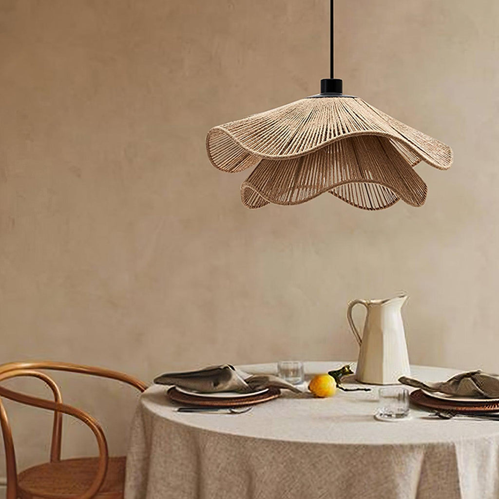 Wimora Hemp Rope Pendant Lamp-Moonnatur