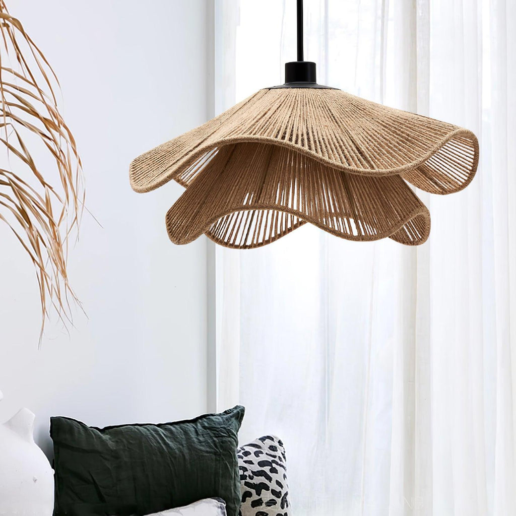 Wimora Hemp Rope Pendant Lamp-Moonnatur