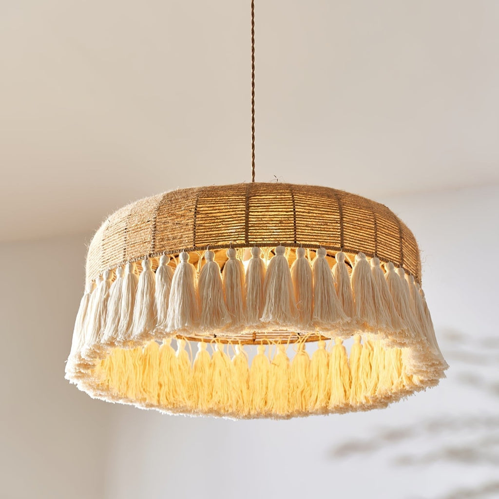 Wrenina Jute Rope Pendant Light-Moonnatur