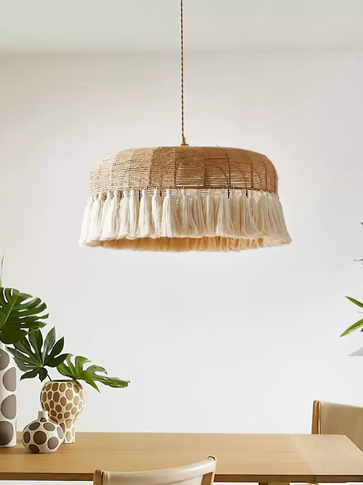 Wrenina Jute Rope Pendant Light-Moonnatur