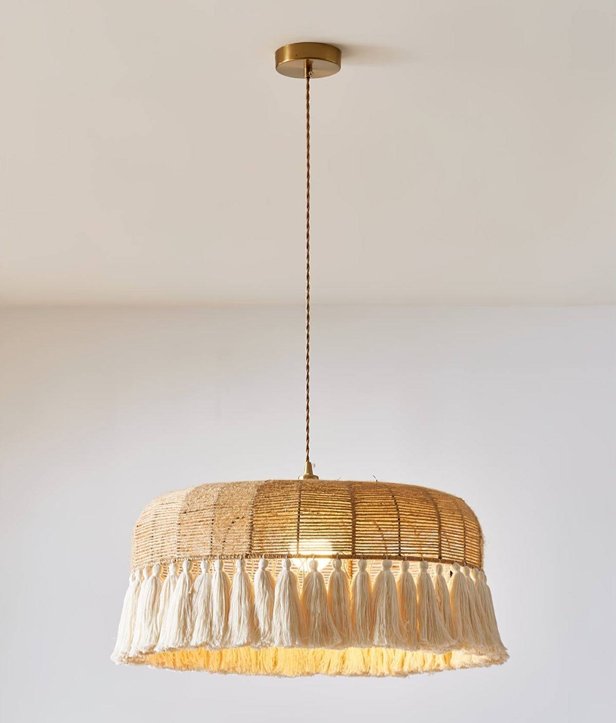 Wrenina Jute Rope Pendant Light-Moonnatur