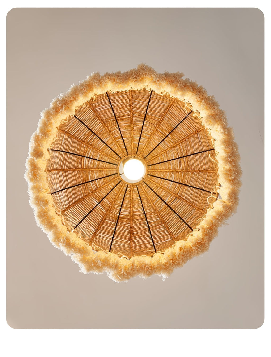 Wrenina Jute Rope Pendant Light-Moonnatur