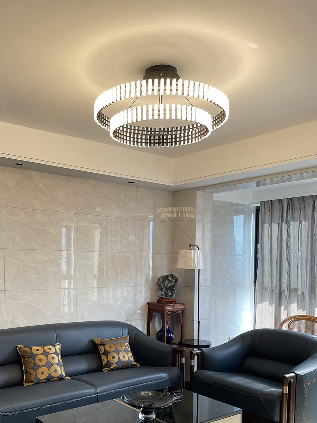 Grevis Acrylic Chandelier-Moonnatur