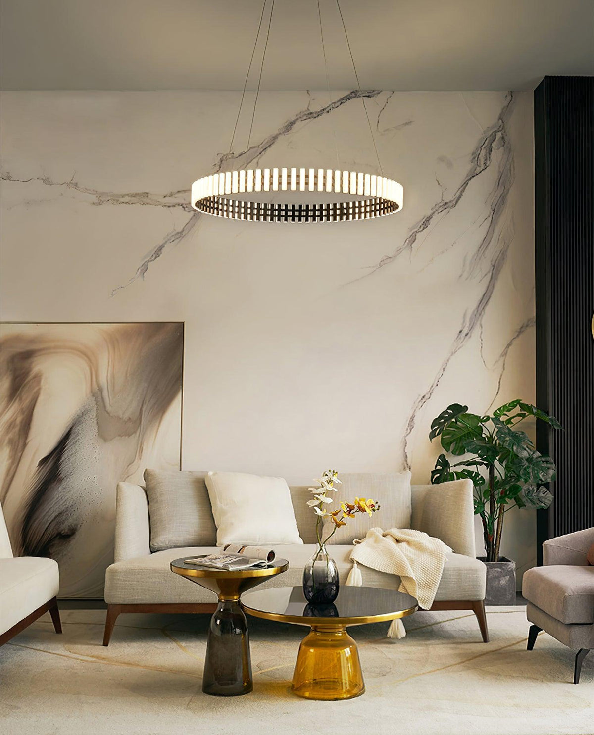 Grevis Acrylic Chandelier-Moonnatur