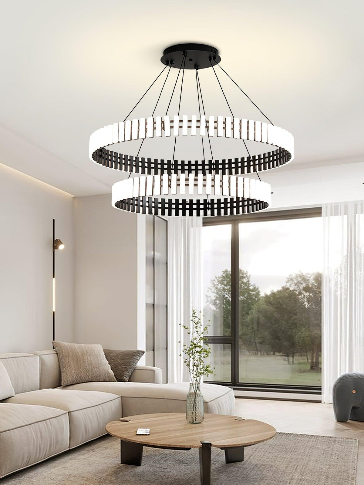 Grevis Acrylic Chandelier-Moonnatur