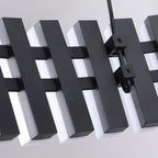 Grevis Acrylic Chandelier-Moonnatur