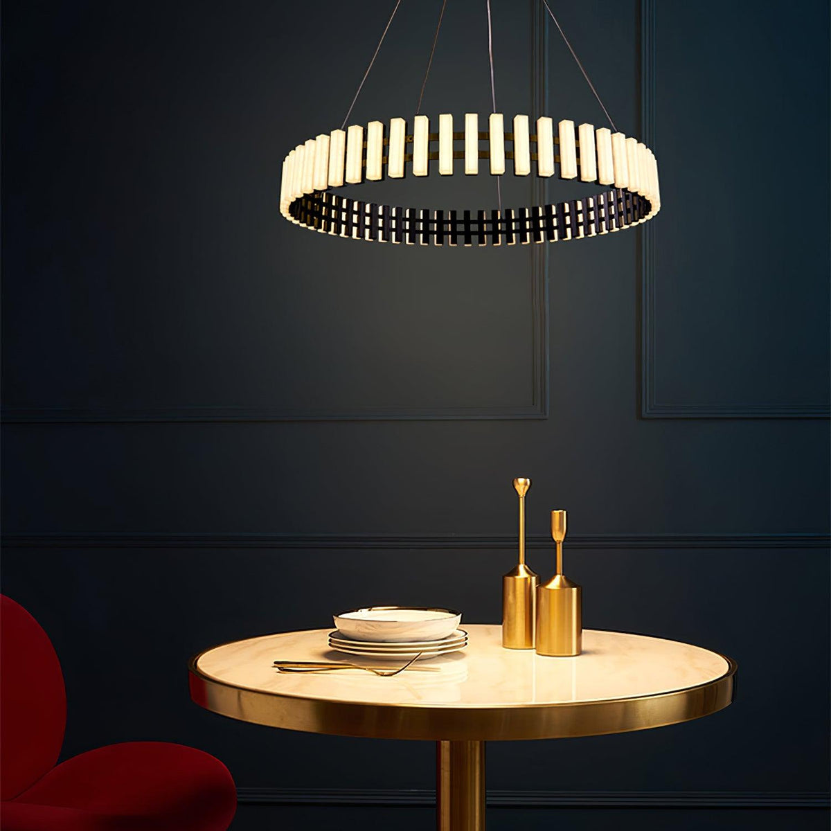 Grevis Acrylic Chandelier-Moonnatur