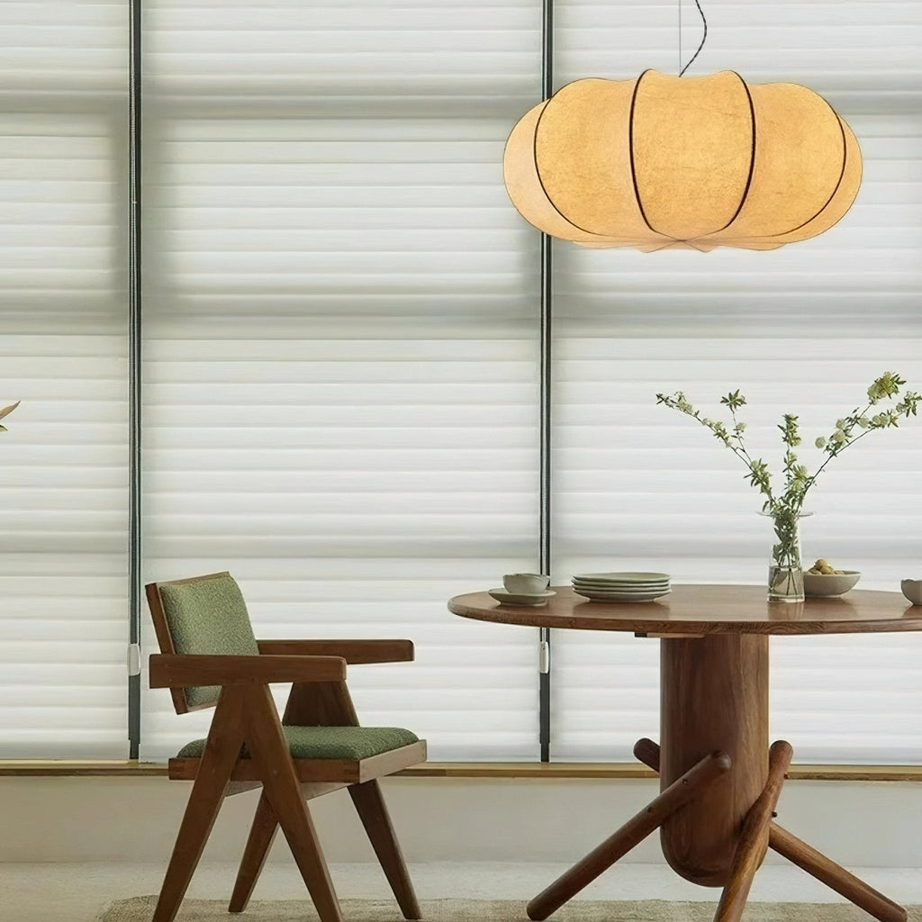 Castermere Silk Pendant Light-Moonnatur
