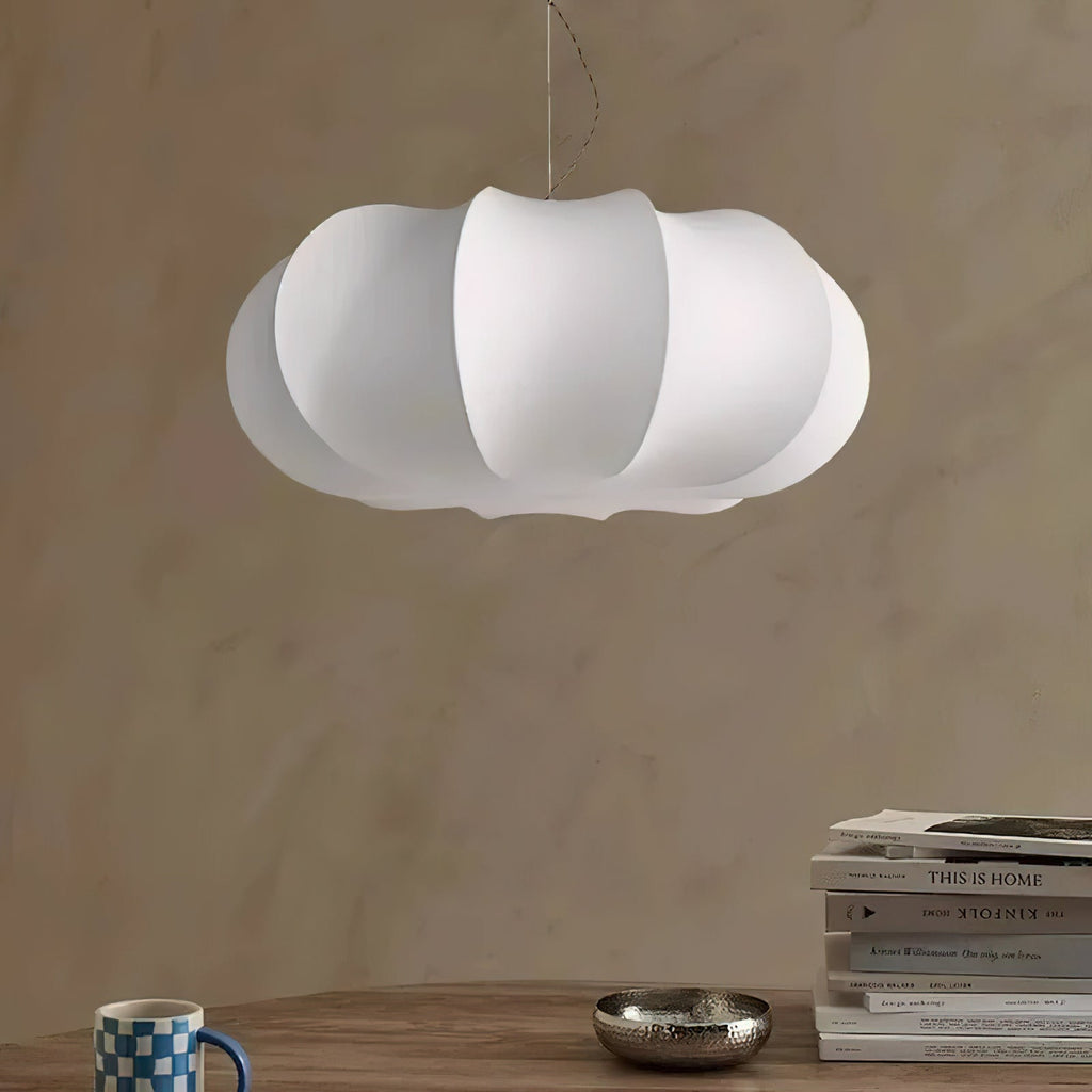 Castermere Silk Pendant Light-Moonnatur