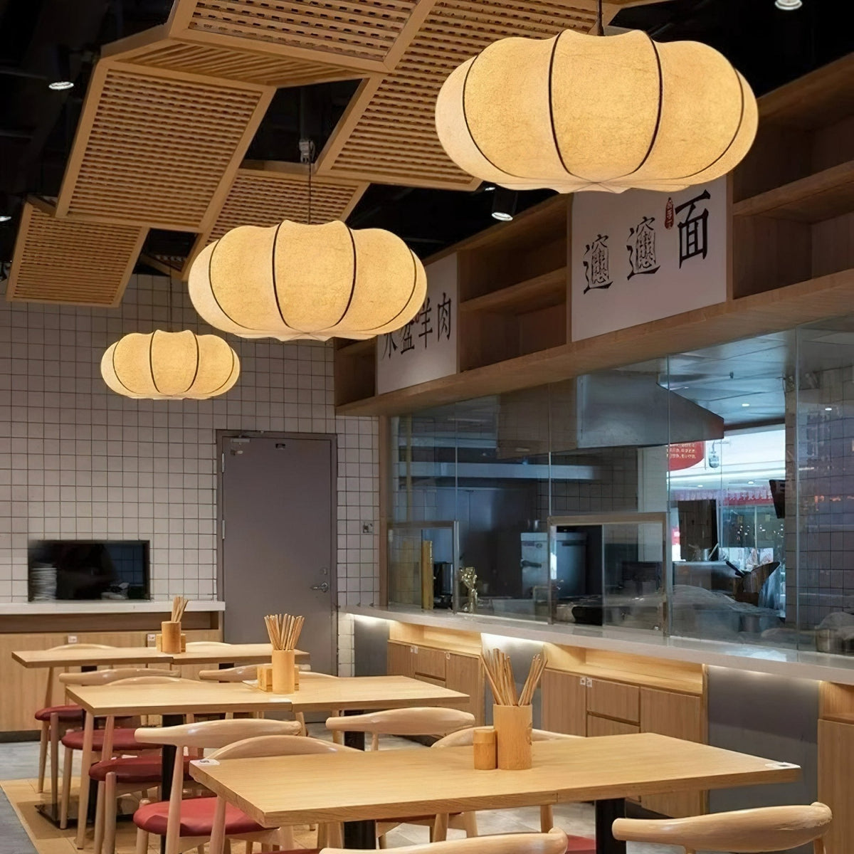 Castermere Silk Pendant Light-Moonnatur