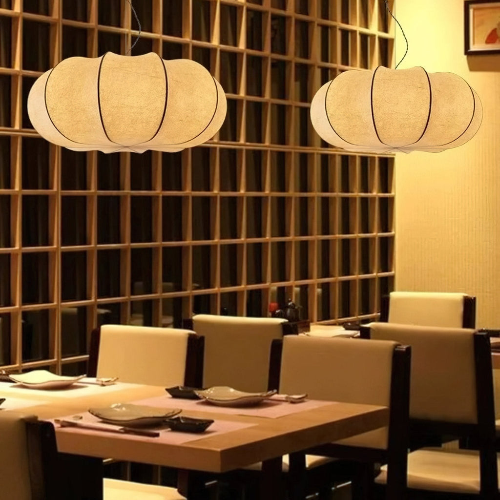 Castermere Silk Pendant Light-Moonnatur