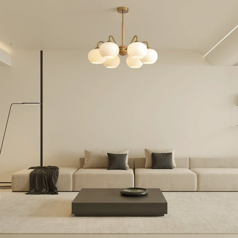 Camberbrook Ash Wood Chandelier-Moonnatur