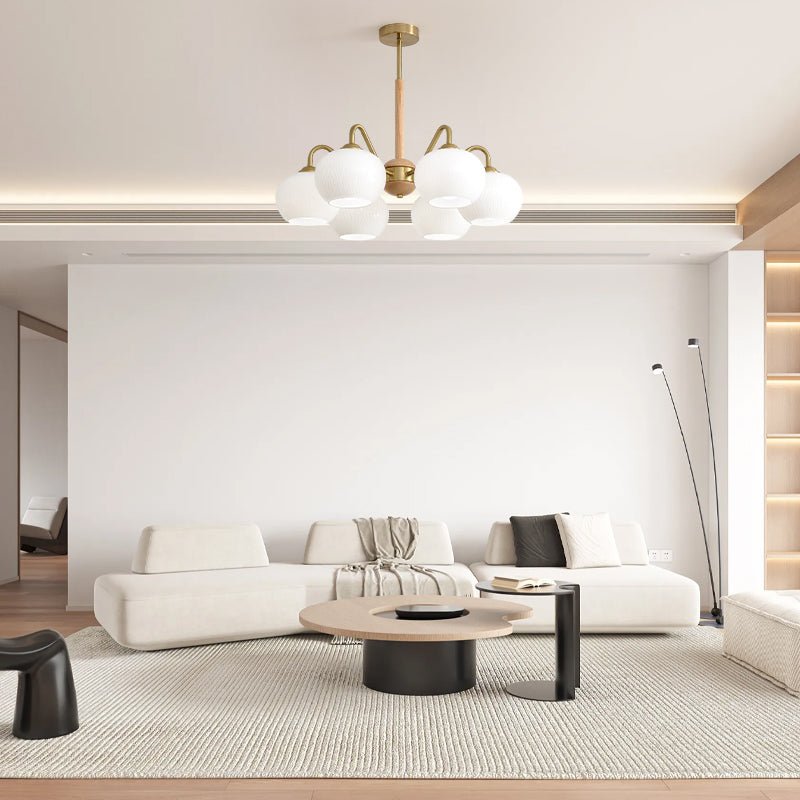 Camberbrook Ash Wood Chandelier-Moonnatur