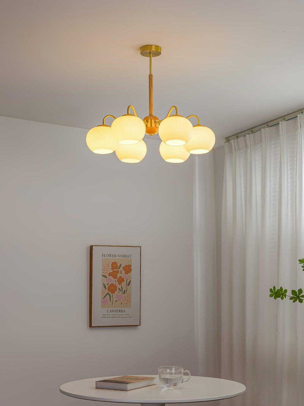 Camberbrook Ash Wood Chandelier-Moonnatur