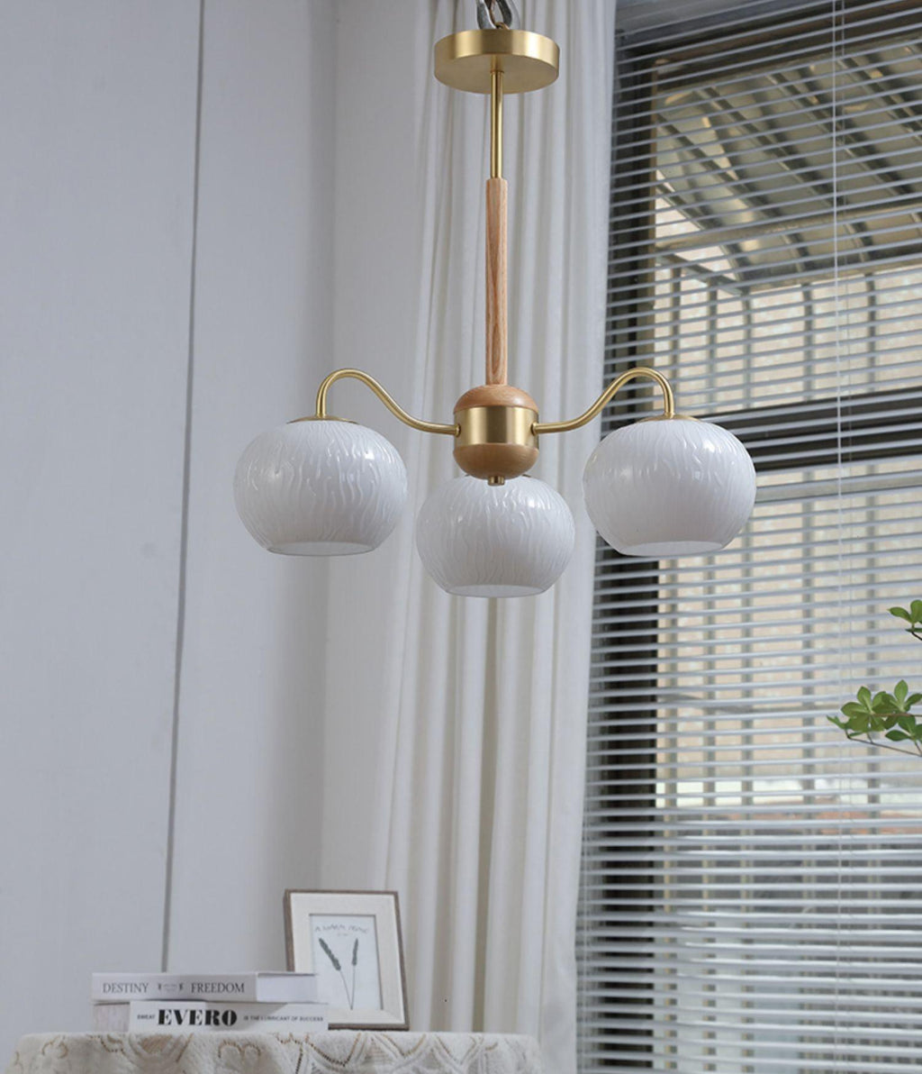 Camberbrook Ash Wood Chandelier-Moonnatur