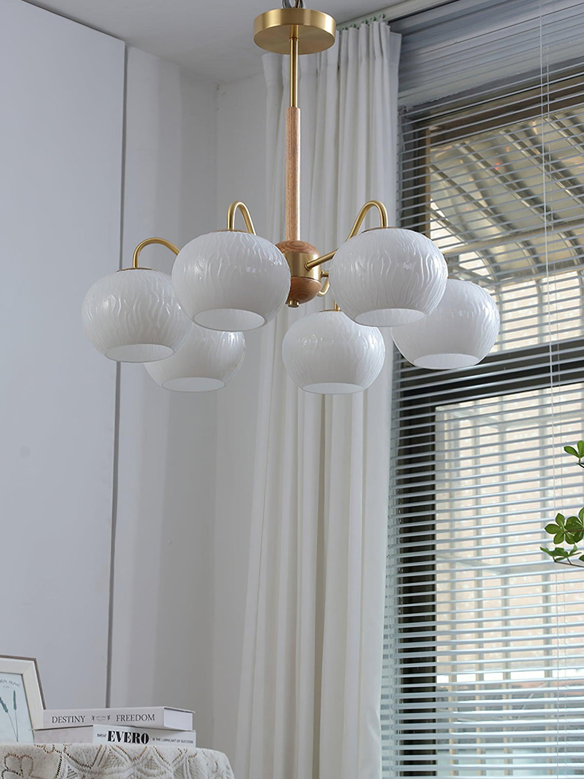 Camberbrook Ash Wood Chandelier-Moonnatur