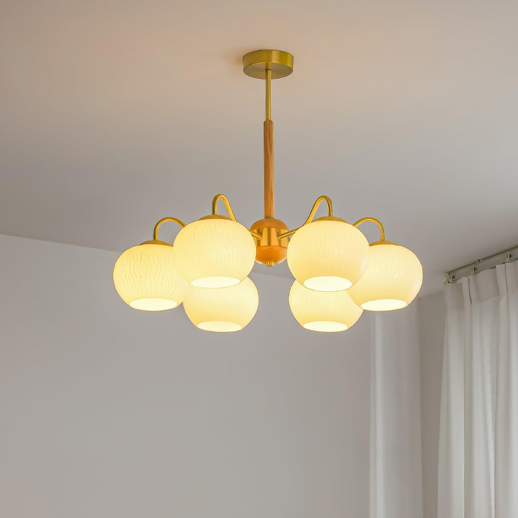 Camberbrook Ash Wood Chandelier-Moonnatur