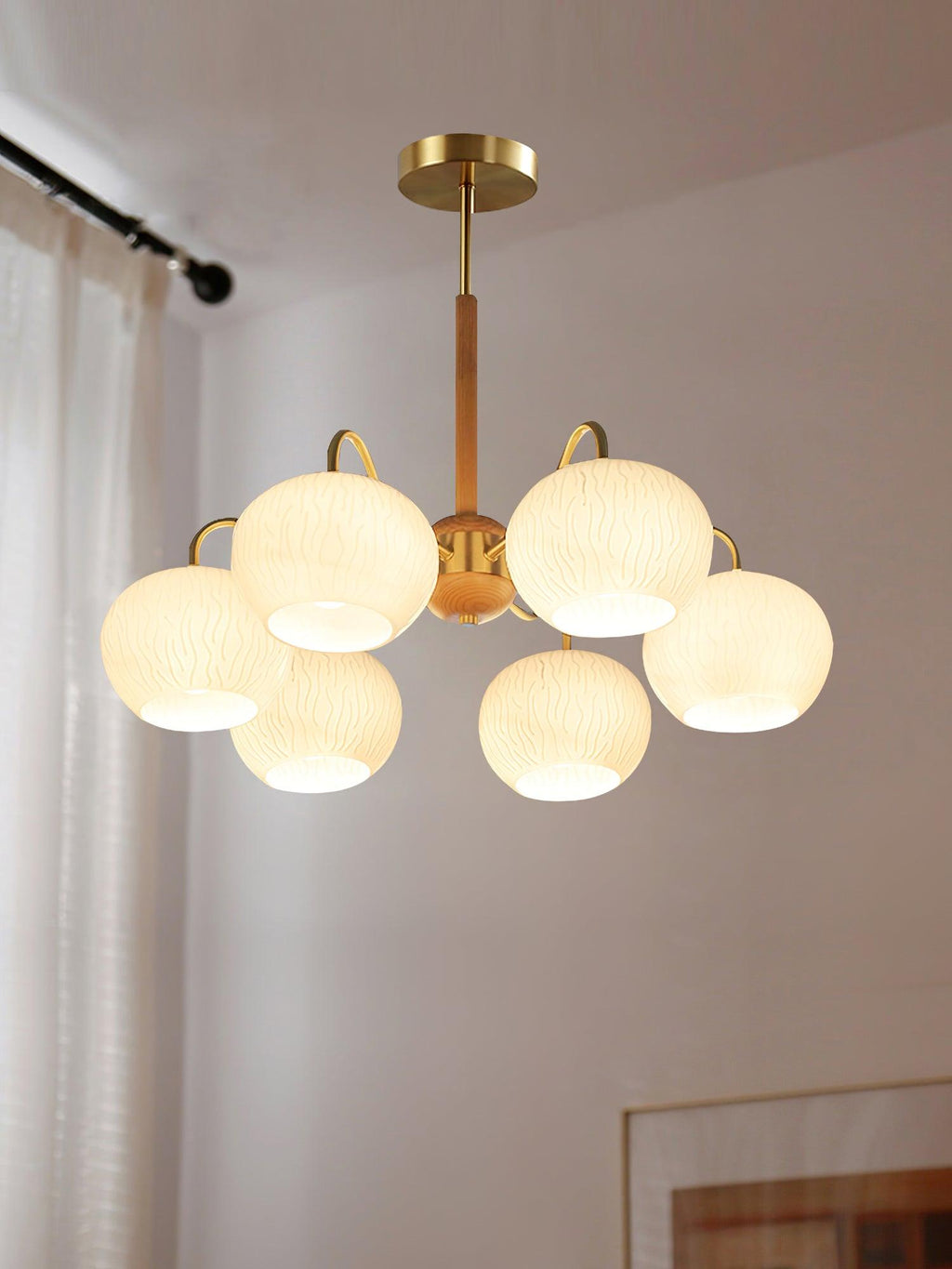 Camberbrook Ash Wood Chandelier-Moonnatur