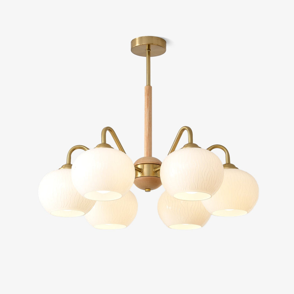 Camberbrook Ash Wood Chandelier-Moonnatur