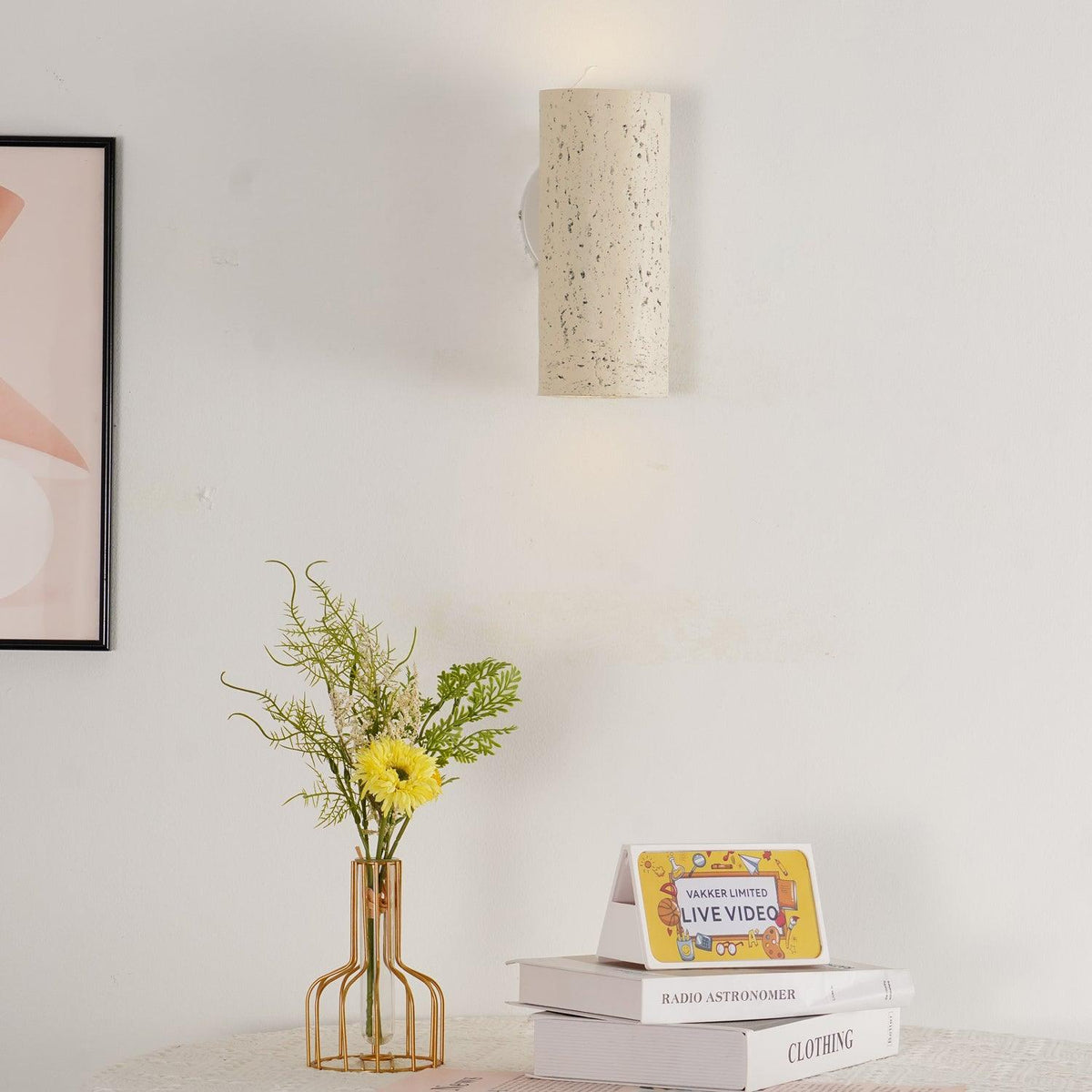 Cairnvale Composite Wall Light-Moonnatur
