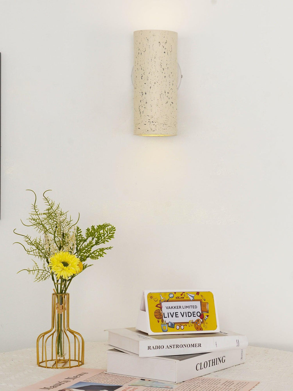 Cairnvale Composite Wall Light-Moonnatur