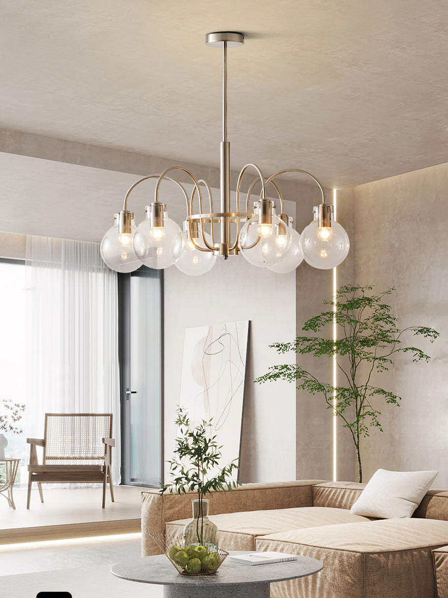 Xerenella Glass Chandelier-Moonnatur