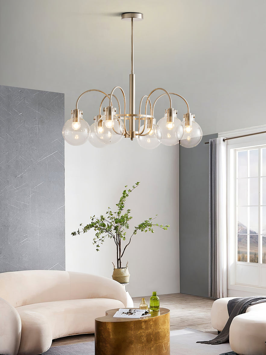Xerenella Glass Chandelier-Moonnatur