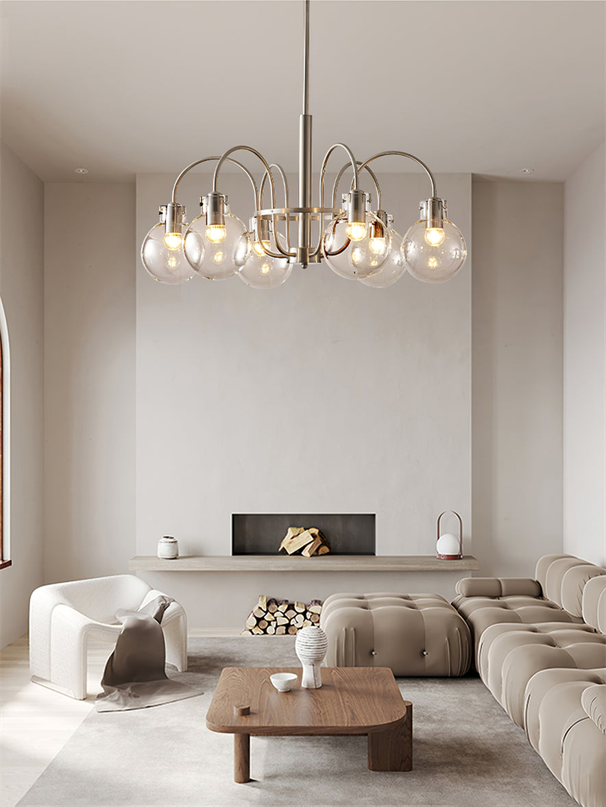 Xerenella Glass Chandelier-Moonnatur