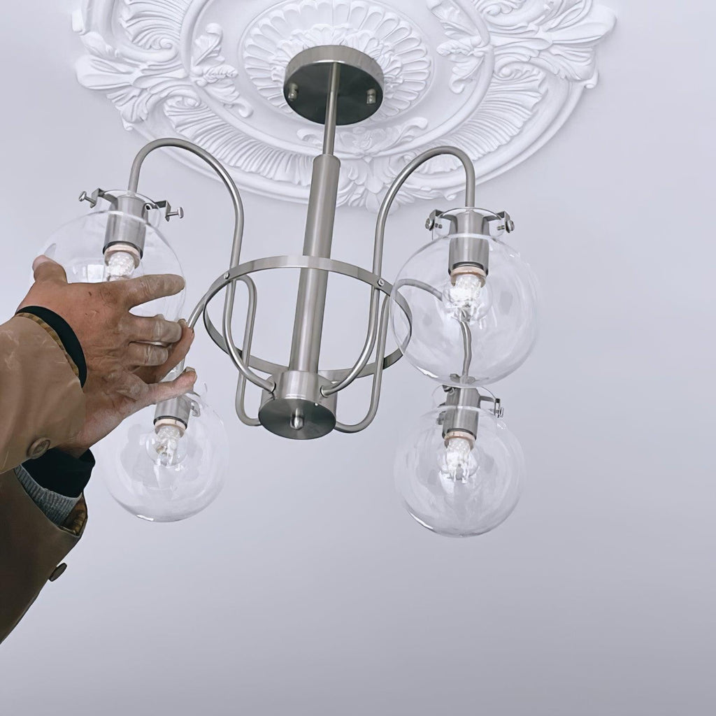 Xerenella Glass Chandelier-Moonnatur