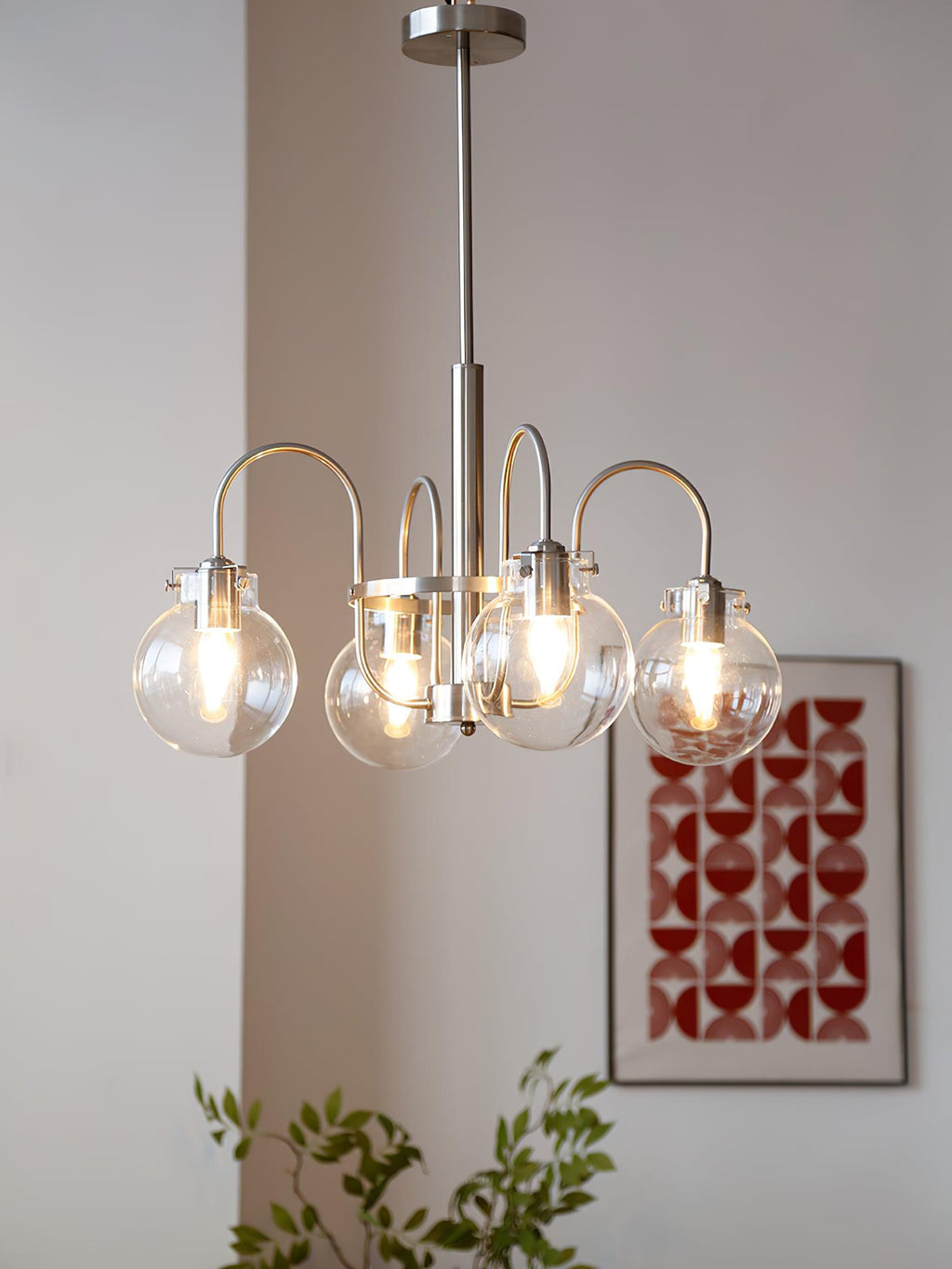 Xerenella Glass Chandelier-Moonnatur