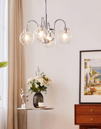 Xerenella Glass Chandelier-Moonnatur