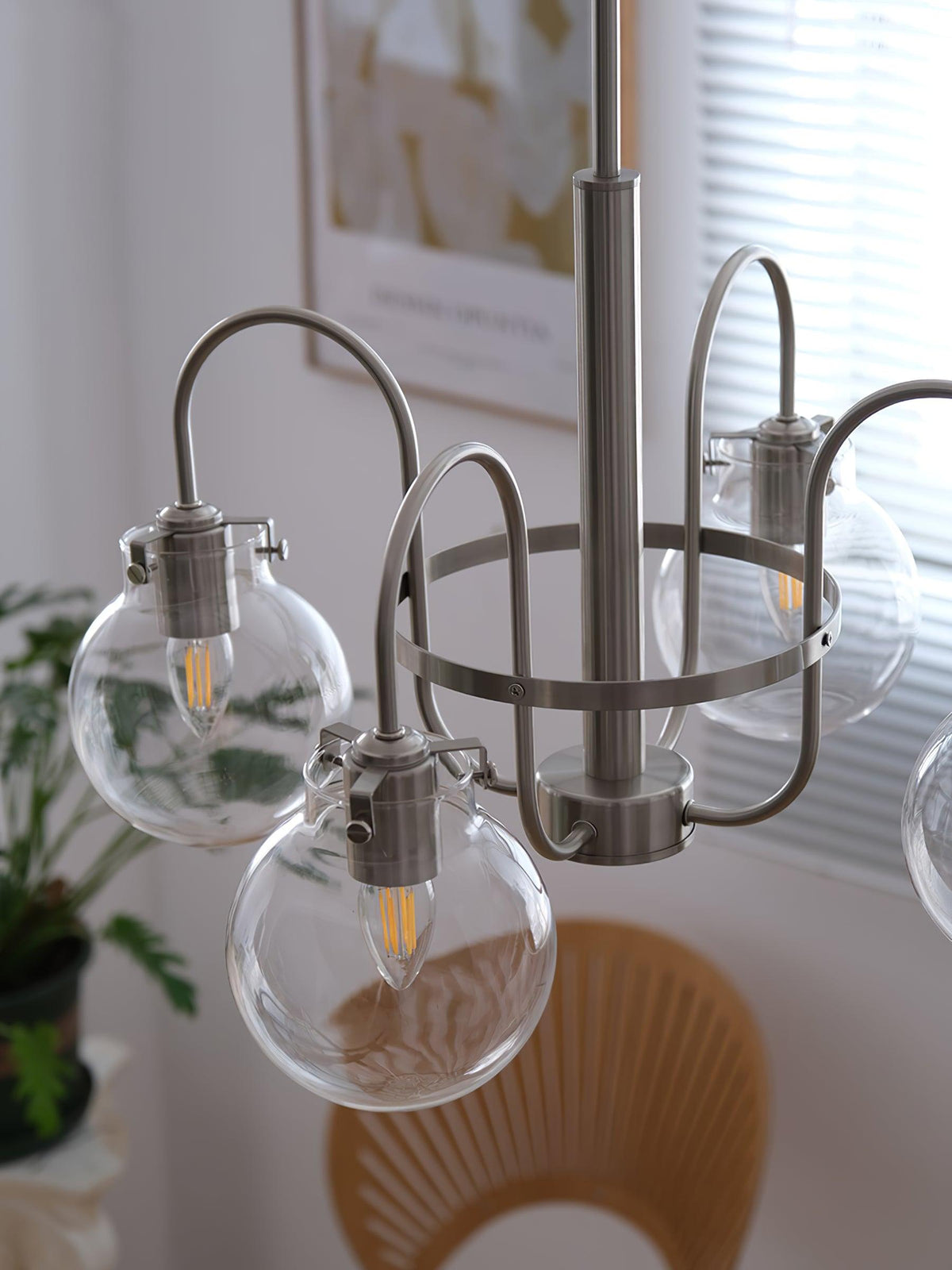 Xerenella Glass Chandelier-Moonnatur