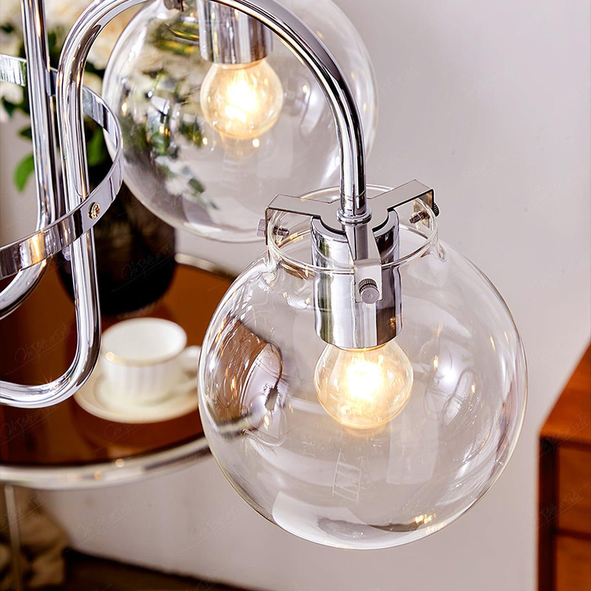 Xerenella Glass Chandelier-Moonnatur