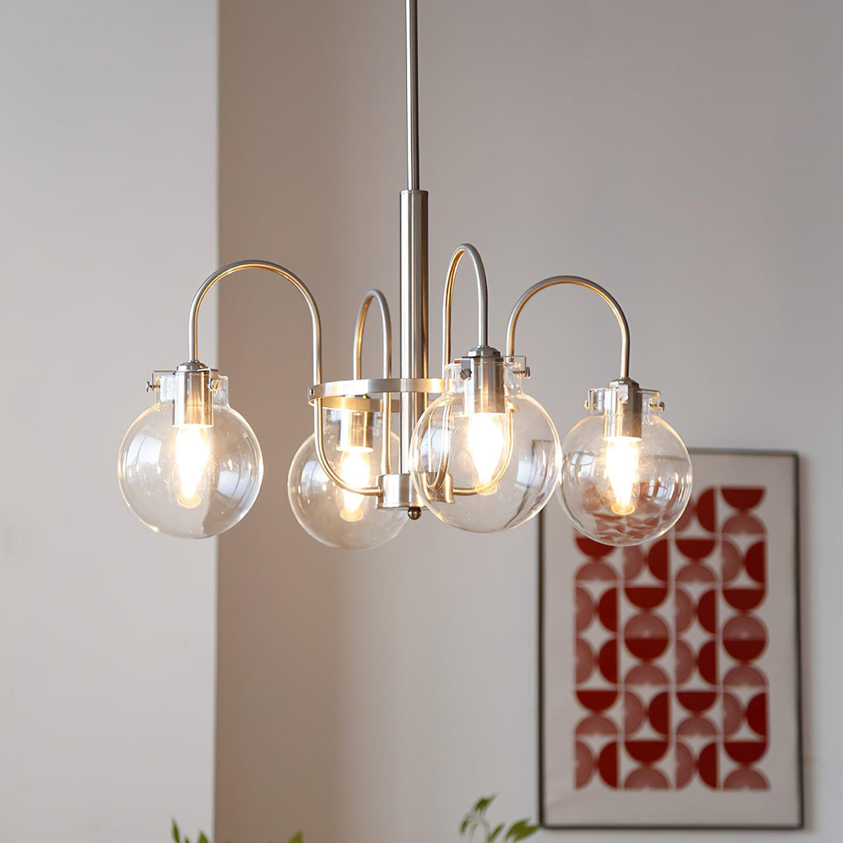 Xerenella Glass Chandelier-Moonnatur