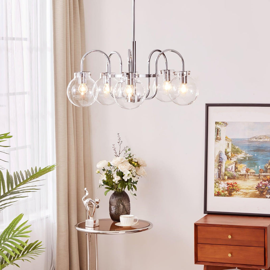 Xerenella Glass Chandelier-Moonnatur