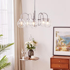 Xerenella Glass Chandelier-Moonnatur