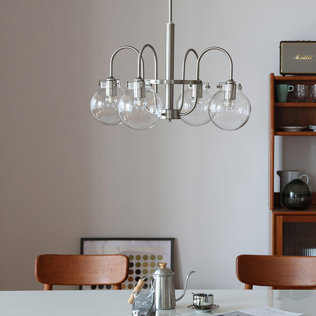 Xerenella Glass Chandelier-Moonnatur