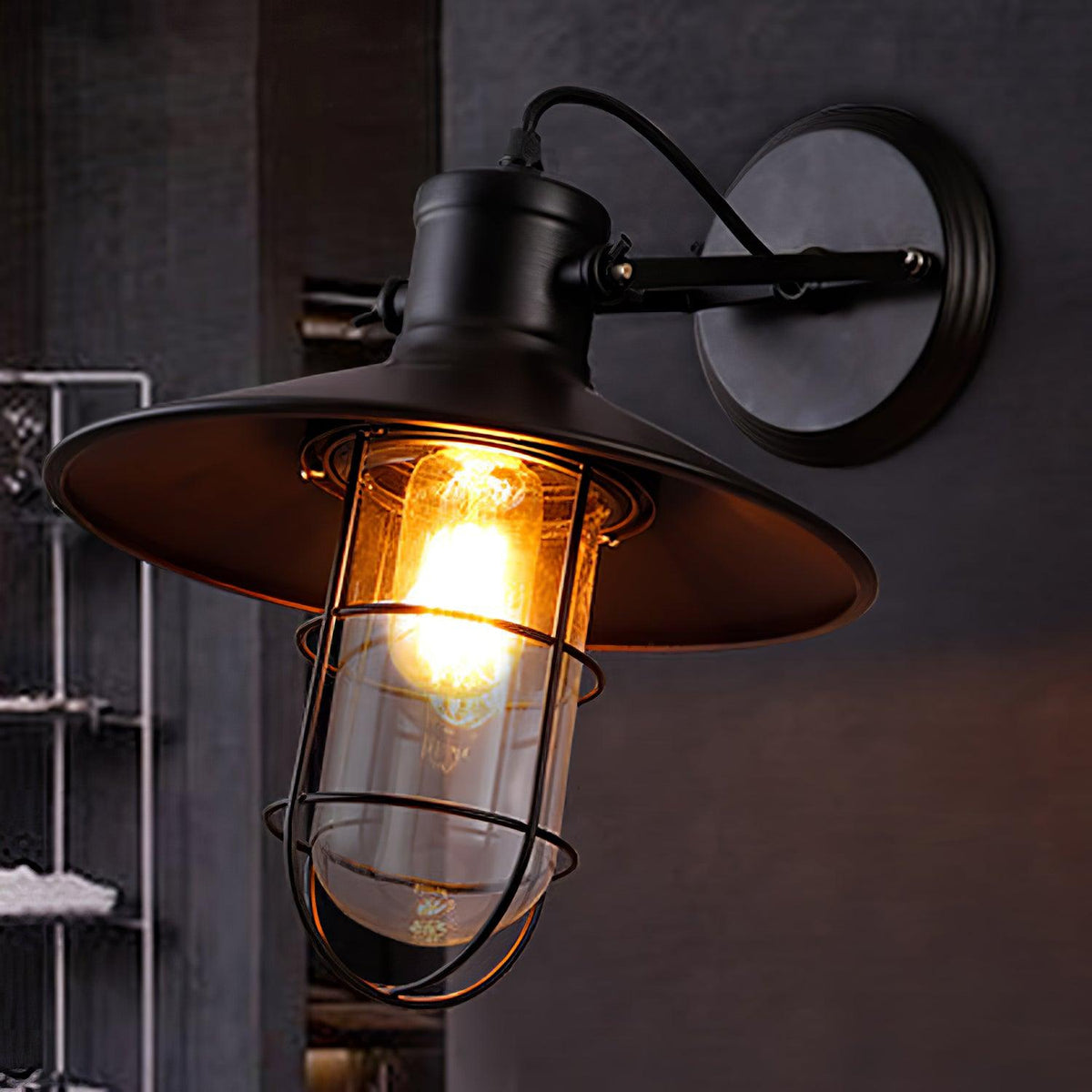 Darrowaria Glass Wall Light-Moonnatur