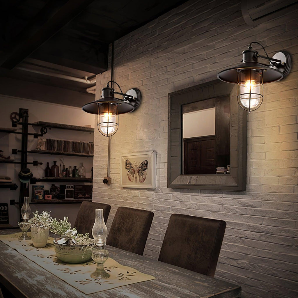 Darrowaria Glass Wall Light-Moonnatur