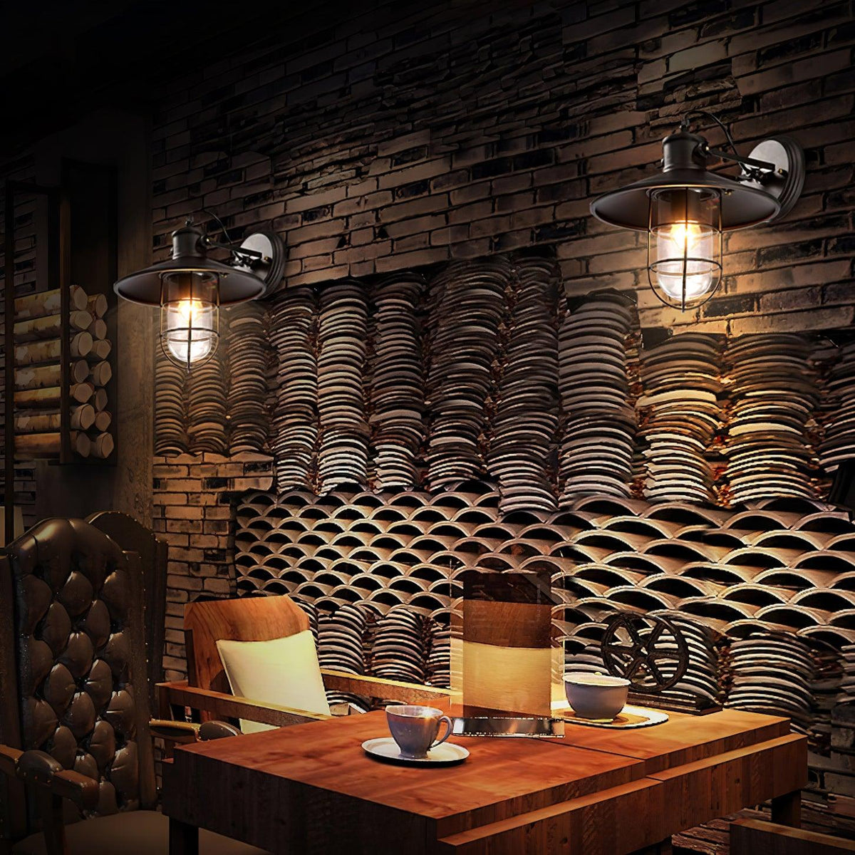 Darrowaria Glass Wall Light-Moonnatur