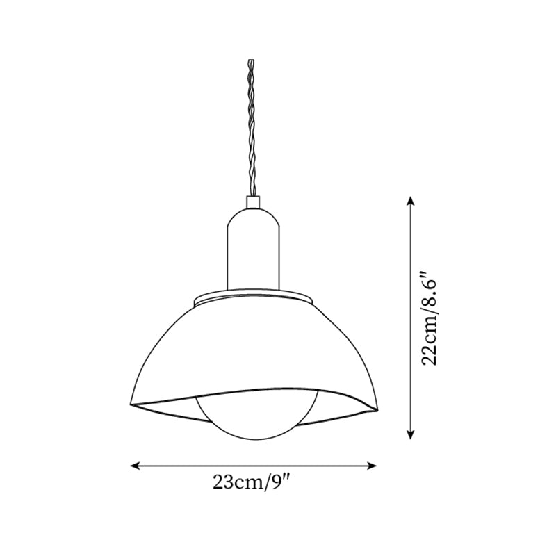 Emrenara Ceramic Pendant Light-Moonnatur