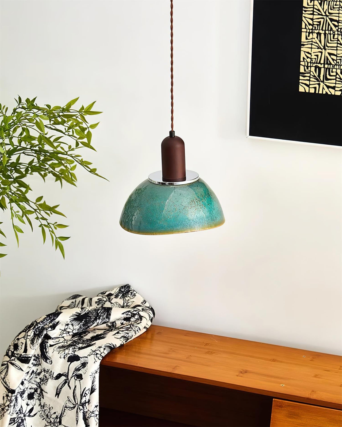 Emrenara Ceramic Pendant Light-Moonnatur