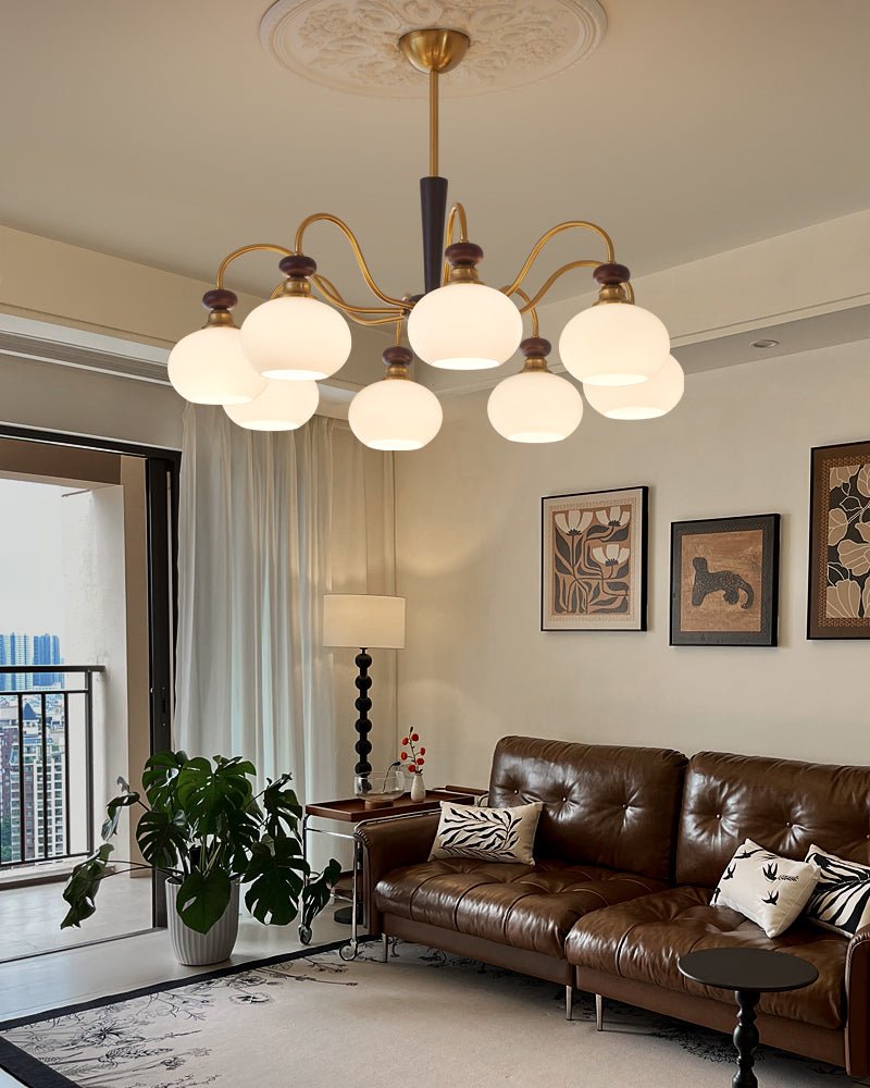 Taleniel Glass Chandelier-Moonnatur