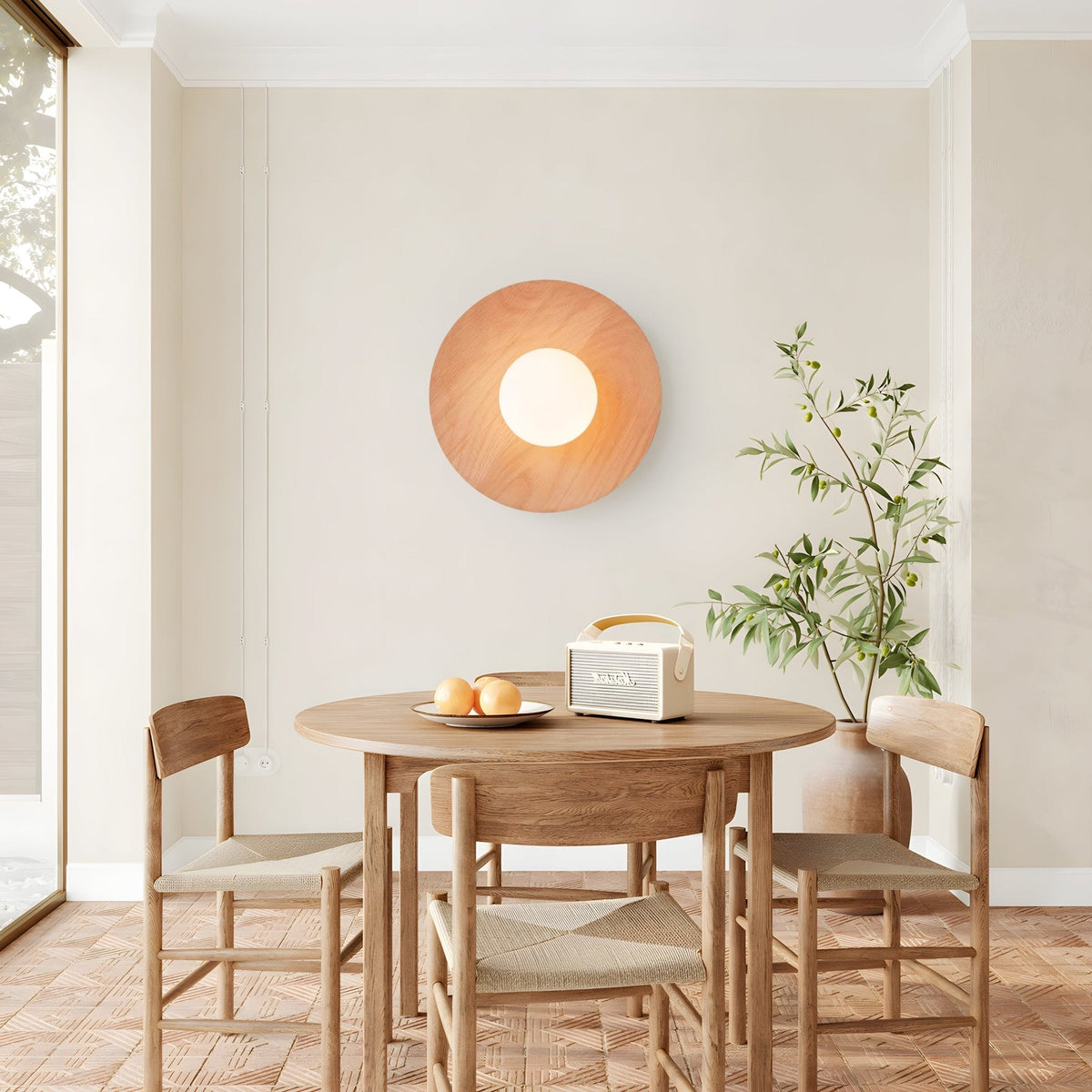 Nelyneth Glass Wall Light-Moonnatur