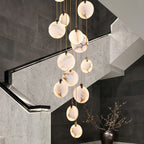 Nethenaria Alabaster Pendant Light-Moonnatur