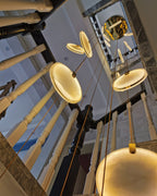 Nethenaria Alabaster Pendant Light-Moonnatur